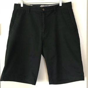 Men’s Black Volcom shorts, size 33